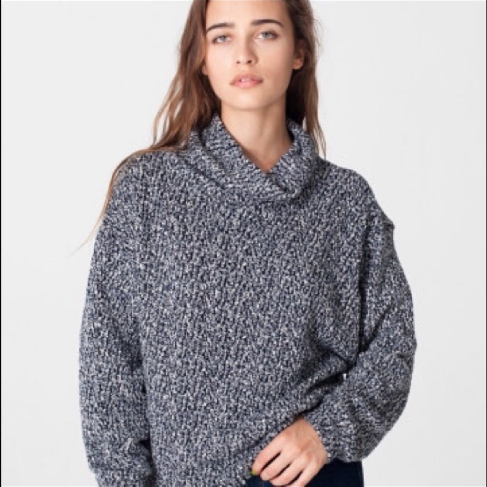American Apparel Slouchy Cowl Neck Sweater